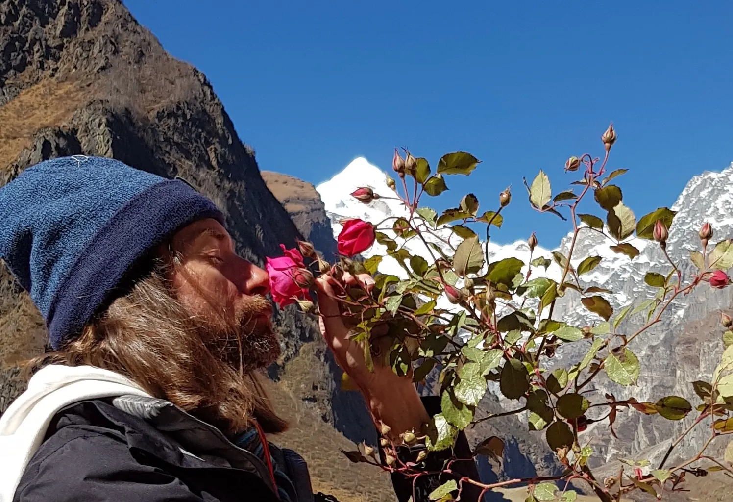 Lourens at Neelkanth, near Badrinath